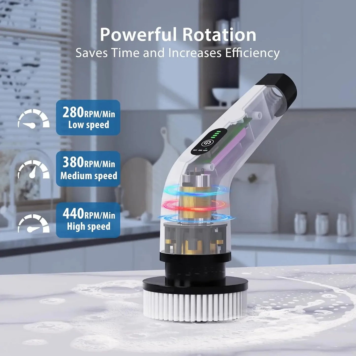 Lumina™ Cordless Power Spin Scrubber (Multi-Surface Cleaner)