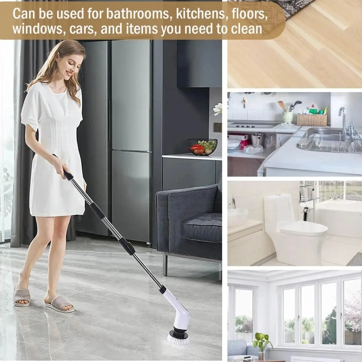 Lumina™ Cordless Power Spin Scrubber (Multi-Surface Cleaner)