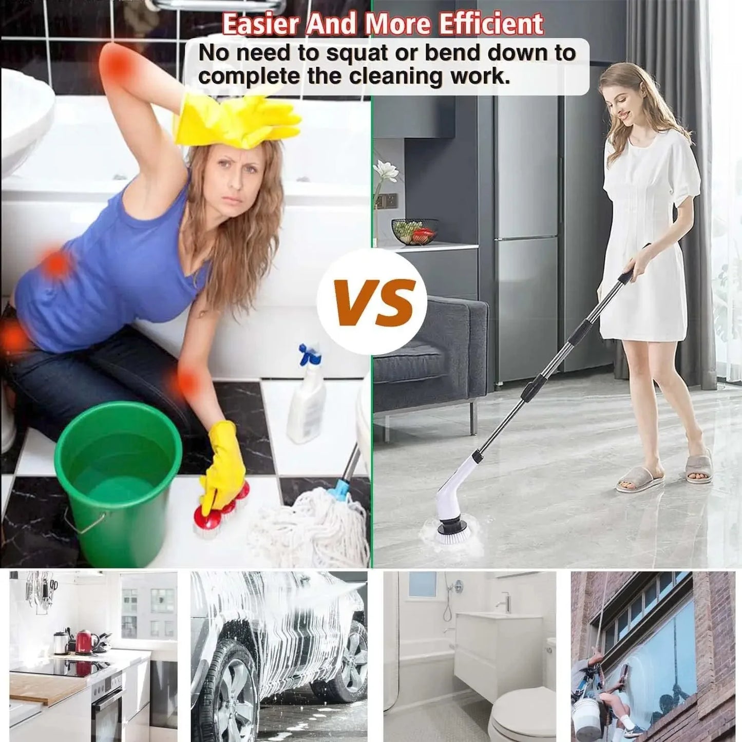 Lumina™ Cordless Power Spin Scrubber (Multi-Surface Cleaner)