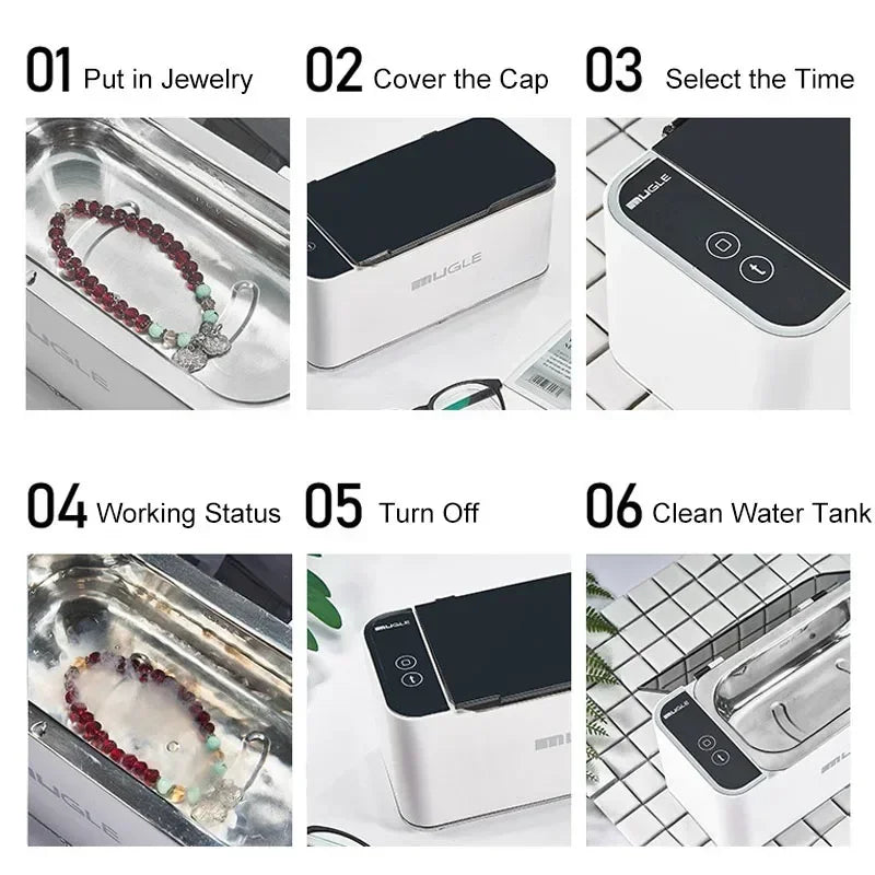 Lumina™ UltraSonic Pro Jewelry & Glasses Cleaner