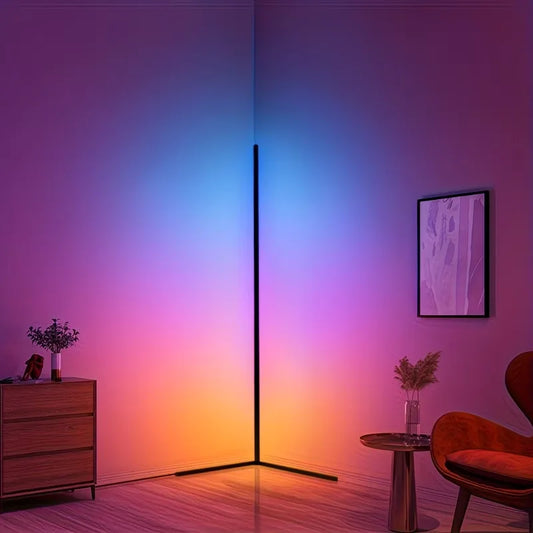 Lumina™ Minimalist RGB Ambient LED Corner Floor Lamp