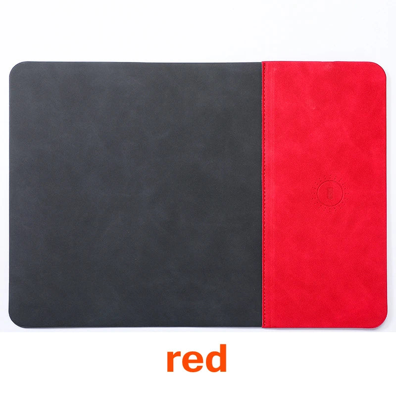 Lumina™ Executive Leather Desk Mat with 15W Fast Wireless