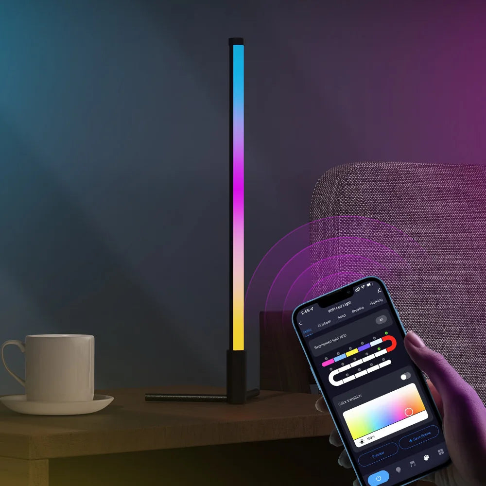 Lumina™ Minimalist RGB Ambient LED Corner Floor Lamp