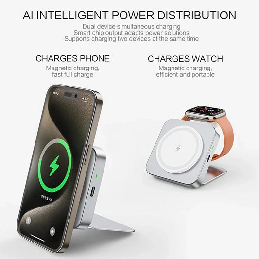 Lumina™ 3-in-1 Premium Aluminum Wireless Charging Station